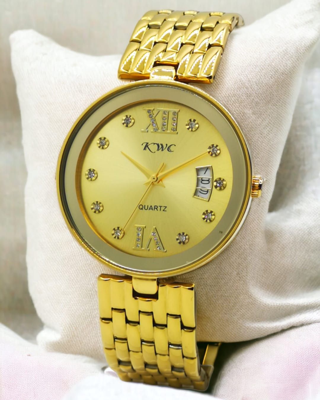 Elysian Frost – Crystal Dial Silver Watch