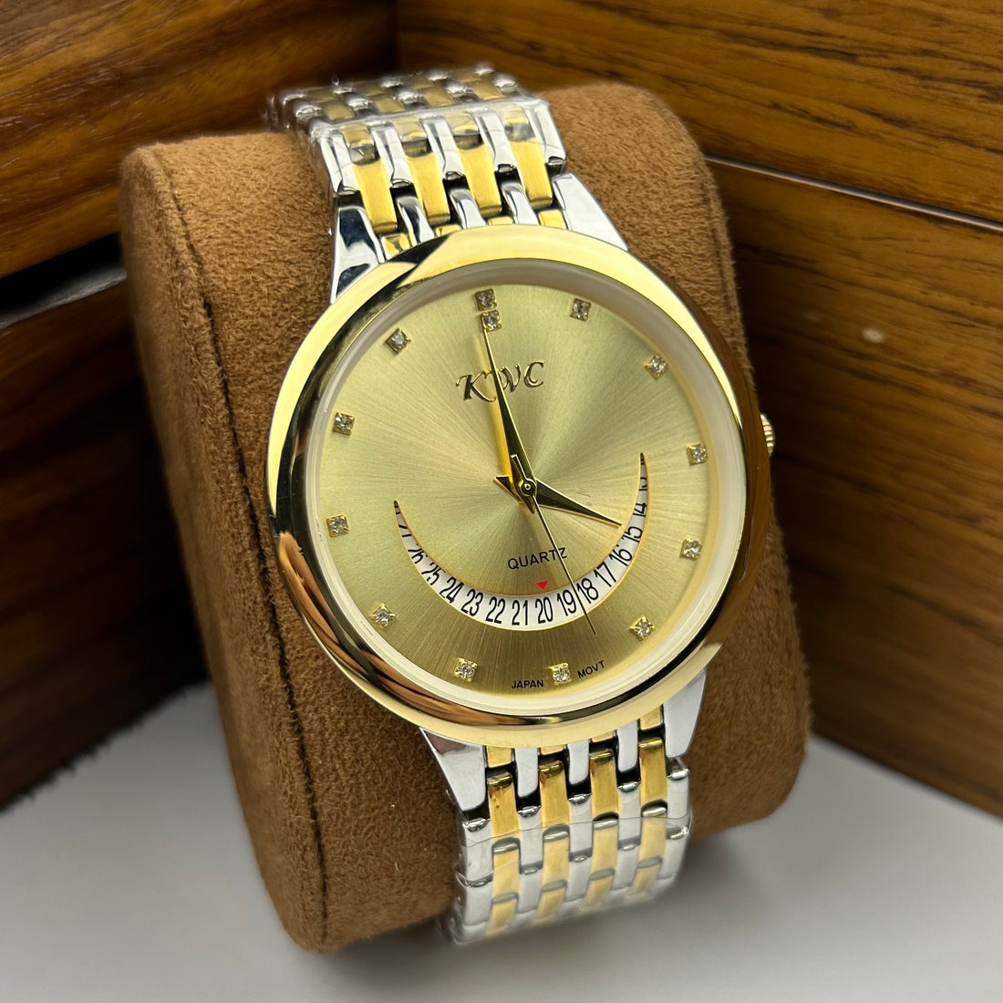 Chrono Date Luxe – Silver Metal with Date Dial